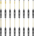 Car Tool Kit - 16pcs Screwdriver Tool Set Includes Flat, Phillips, Hex, Titanium Steel Tool Set Hex Driver Set Tool Kit with Tools Storage Bag for Remote Control Car Drone Helicopter Models - style: 16pcs Screwdrivers