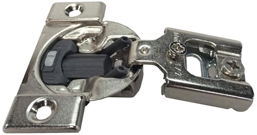 Blum 38N355BE08x10 Compact Soft-Close 1/2'' Overlay Blumotion Hinge, Nickel Finish (Pack of 10) - size: Pack of 10, style: Without Screws