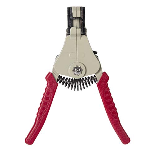 Gardner Bender SE-92 Strip-Easy Automatic Wire Stripper, 22-8 AWG, Solid or Stranded Wire, Easy Squeeze, Strips Wire Clean Up To Full ⅞ inches, No Slip Handles, No Nick, Automatic Open Jaws , Red