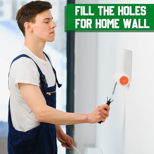22 Pcs Drywall Repair Kit with 12x12x1/2" Drywall Repair Panel, Hole Patch Kit with Wall Patching Paste, Sanding Block, Putty Knives, to Fill Large Holes for Home Wall Surface Ceiling - size: 12 x12 x1/2 Inch