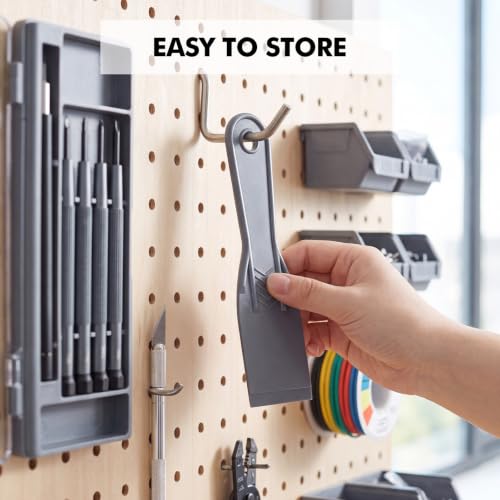 36 Pcs Plastic Putty Knife 2" Flexible Putty Knife Scraper, Grey - color: Grey
