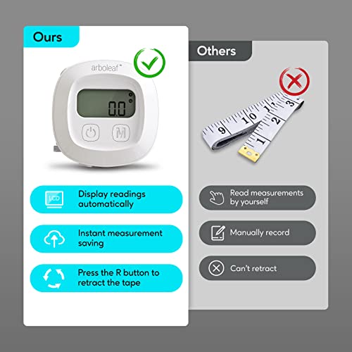 arboleaf Smart Body Measuring Tape with App, BMI and Body Fat Tracking