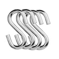 4 Pack Heavy Duty S Hooks for Hanging Hammock Stand Swing Plants, Loads up to 550 lbs, 3.3 Inch Long 0.31 Inch Thick Strong Galvanized Utility Hooks,Swing S Hooks, Industrial Grade Quality Hooks (4)