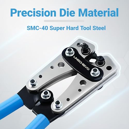Battery Cable Wire Crimper Tool for AWG 10-1/0 Lug&Terminal
