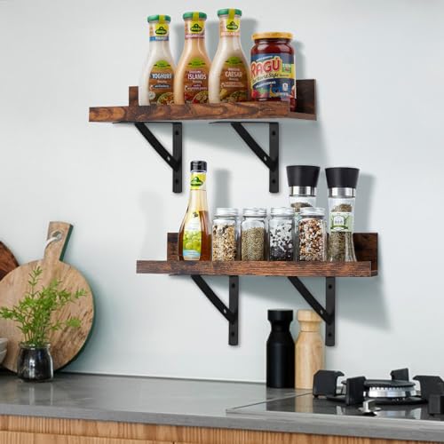 Heavy Duty Shelf Brackets - 8 Pcs Metal Wall Mount L Shaped Shelves Support Angle Brackets (7.87x4.72 inch) - size: 7.87 x 4.72 inch Black