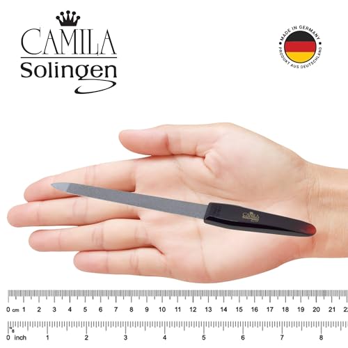 CS18 Sapphire Metal Nail File for Natural Nails Fingernail and Toenail Care, 7" Double Sided Coarse and Fine for Manicure and Pedicure - size: 7 Inch (Pack of 1)