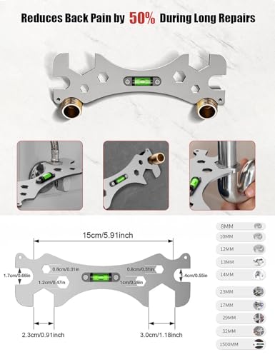 Basin Wrench Set – Ultimate, Heavy-Duty Plumbing Tool Kit for Tight Spaces, Unmatched Precision for DIY, Homeowners & Pros, Rust-Resistant, Effortless & Revolutionary Sink, Faucet & Bathroom Repairs
