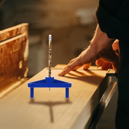 Uonlytech Center Scribe Tool Center Marking Gauge for Woodworking Line Scriber and Finder Marking Guide for Board Cutting Drilling Holes Assembly 5.11 X 1.77 X 1.18 in 1 Pack