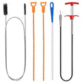 5 Pcs Hair Drain Clog Remover Tool,Hair snake Tool Opener