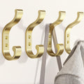 Coat Hooks Wall Mount,Heavy Duty Wall Hooks for Backpack,Towel,Gold 4 Pack - color: Gold, size: 4 Pack