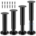4 PCS Adjustable Height Replacement Furniture Legs 7.08-11 Inch - size: 7.08-11in