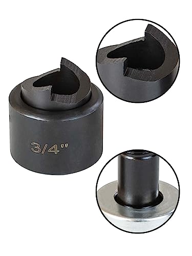 3/4" Conduit Knockout Punch with Manual Draw Stud 1.115" Hole - style: 3/4" knockout punch