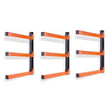Ultrawall Wall Mount Wood Organizer and Lumber Storage Rack with 3-Level - style: Casual