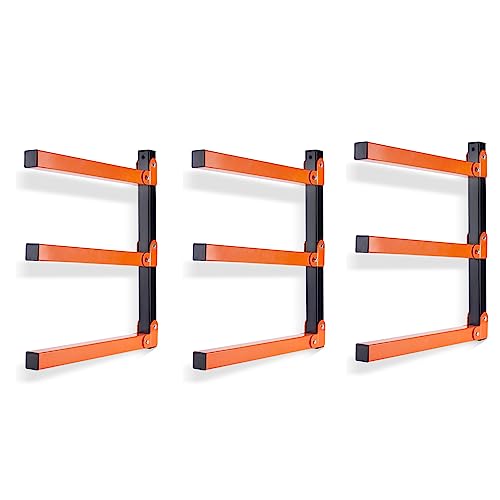 Ultrawall Wall Mount Wood Organizer and Lumber Storage Rack with 3-Level - style: Casual