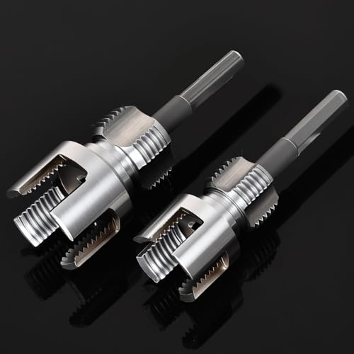 2PCS PVC Pipe Threader Kit, Dual-Function Tool for Plumbers & DIY - style: 2
