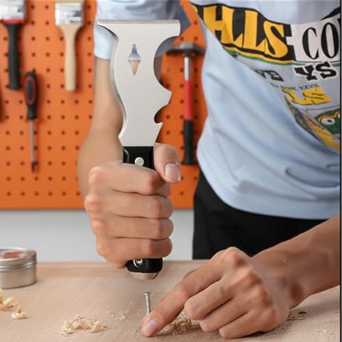 Adak 10-in-1 Paint Scraper and Painter’s Tool – Multi-Purpose Painter’s Knife, Putty & Spackle Scraper for Wood, Metal & Wall Repairs – Ideal for Painting, Cleaning & Finishing Jobs