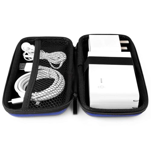 iMangoo Travel Essential Electronics Organizer Charger Case Carrying Pouch - color: Blue, size: Small