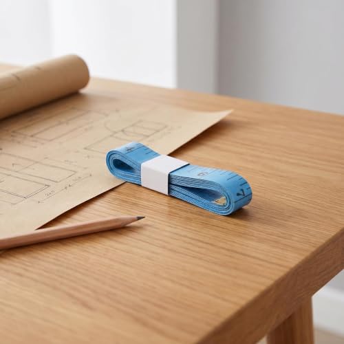 Measuring Tape for Body Measurements, Soft Tape Measure Double Scale, Has 150 Centimetre Scale on Reverse and Front 60 Inch - color: Blue