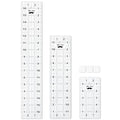 Mr. Pen- Sewing Ruler, 3 Pack, 6", 12" & 17", Acrylic Ruler, Quilting Ruler