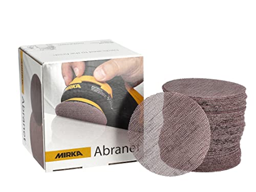 Mirka Abranet Grip Disc 3 Inch Grit 120 Sanding Discs 50 Pack - size: Grit 120