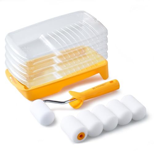 Voomey Foam Paint Roller, 2 Inch Mini Paint Roller Kit 12 Pack - size: 2 Inch Mini Paint Roller Kit 12 Pack