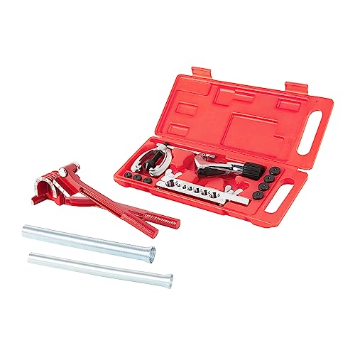 Wostore Double Flaring Tool Kit, Tube Bender 1/4-3/8" & Spring 1/2-5/8" - size: Flaring Tool Kit with Tube Bender