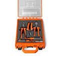 Klein Tools 94160MBINS MODbox Insulated Tool Kit, 5-Piece, 1000V Rated Electrician Tools Set with Screwdrivers, Wire Stripper, Cutters, Modular Storage Box