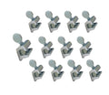 QCAA Sliding Window Security Lock, Aluminum, Sliver, 12 Pack, Made in Taiwan - color: Silver, size: 12pack