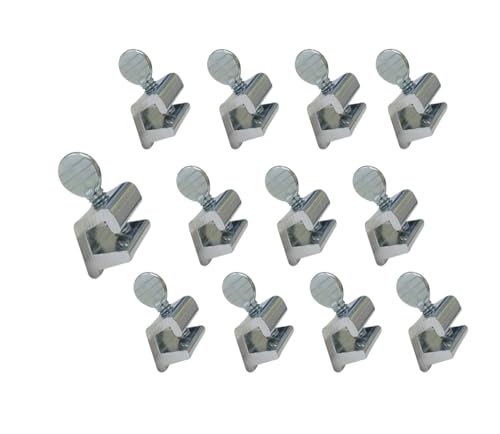 QCAA Sliding Window Security Lock, Aluminum, Sliver, 12 Pack, Made in Taiwan - color: Silver, size: 12pack