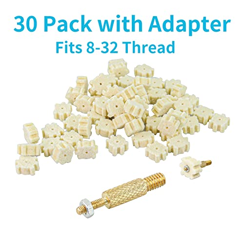 Chamber Cleaning Tool Kits - Chamber Brush x2, Cotton Mop x2 and Star Chamber Cleaning Pads x30 - style: .223Cal/5.56mm .300 Blackout