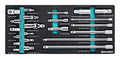 DURATECH 22-Piece Drive Tool Accessory Set with Extension Bars & Adapters