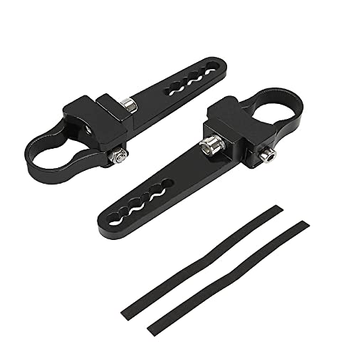 Tube Clamps Mounting Brackets for LED Light Bar Work Lights Fog Lights Off Road Lights Fit 0.875" Bull Bar,2pcs - size: 0.875"