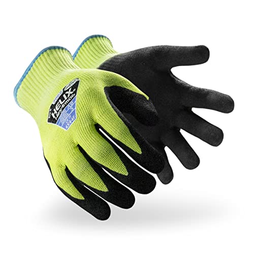 HexArmor Cut-Resistant Puncture-Resistant Nitrile Palm Knit Work Gloves | Helix 2062 - size: Small (Pack of 1)