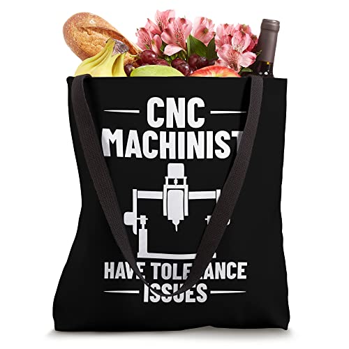 CNC Machine Machinist Programmer Operator Router Tote Bag