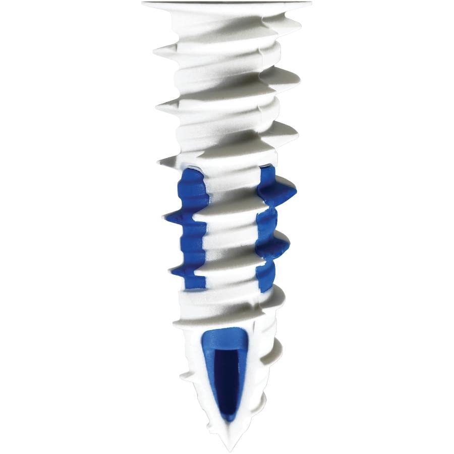 #6 WallDriller Plus Anchors - with Screws, 12 Pack
