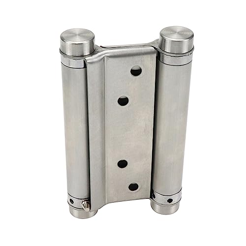 4 Inches Double Action Spring Hinges 1 Pair, Fit 1.1 Inch Thick