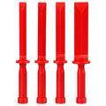 4 Pcs Plastic Chisel Scraper,Auto Paint Scraper Remover Tool Kit