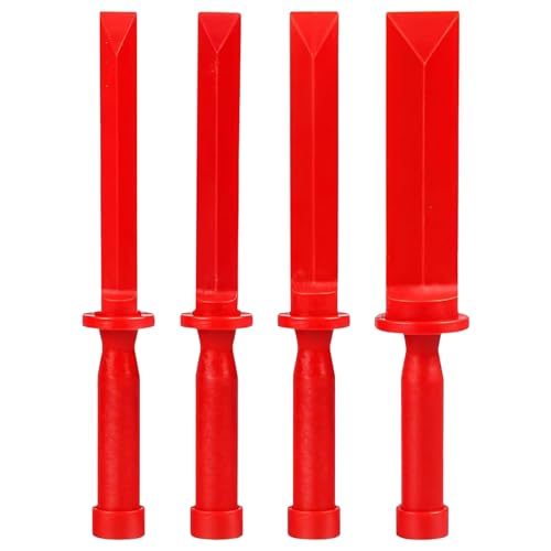 4 Pcs Plastic Chisel Scraper,Auto Paint Scraper Remover Tool Kit