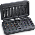 42 in 1 Magnetic Ratchet Screwdriver Set With T-Handle, Grey - color: Grey, size: 42 In 1