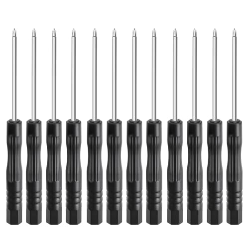 12 Pcs Y2 Tri-point Precision Screwdriver, 2mm Magnetic Tip, 84mm - size: 2 Y-shaped1