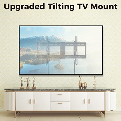 USX STAR Tilting TV Wall Mount for Most 42-90 Inch TVs Fits Up to 24 inch Studs, Low Profile Wall Mount TV Bracket with Quick Release Lock & Extending Arm, Max VESA 600x400mm, Holds up to 120 lbs - size: For 42-90'' TV