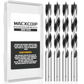 4Pcs 8MM Metric Brad Point Wood Drill Bit Set - size: 0.315" - 4pcs