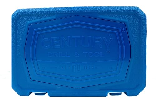 Century Drill & Tool 98904 Fractional Tap & Die Set, 24 Piece | external thread cutting, thread restoration - size: 24-Piece