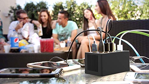 SABRENT 60W 10-Port USB Charging Station, Auto-Detect (AX-TPCS) - size: 10-Port