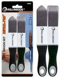 ROLLINGDOG Paint Brush for Trim Edging Paint Brush 2PC - color: 2pc Detail Brush Set