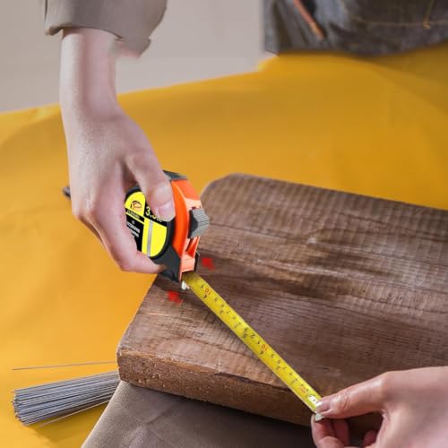 Tape Measure 20 Pcs 12 FT Retractable Self-Locking Fractions 1/8