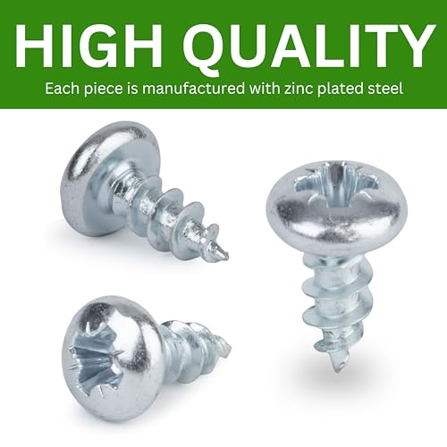Spare Hardware Parts Replacement for IKEA Furniture Screw Chipboard Flat TRX Screw - Part #123502 | Chipboard Screw M4.0-1.8×10 Full Thread with 4mm Hex Recess | Pack of 20 - size: 123502