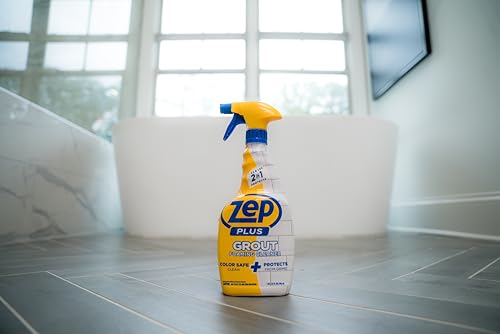 Zep Plus Grout Foaming Cleaner - 32 Fl OZ - R54212-2-in-1 benefits clean while protecting grout from water, dirt and grime - size: 32 Fl Oz (Pack of 1)