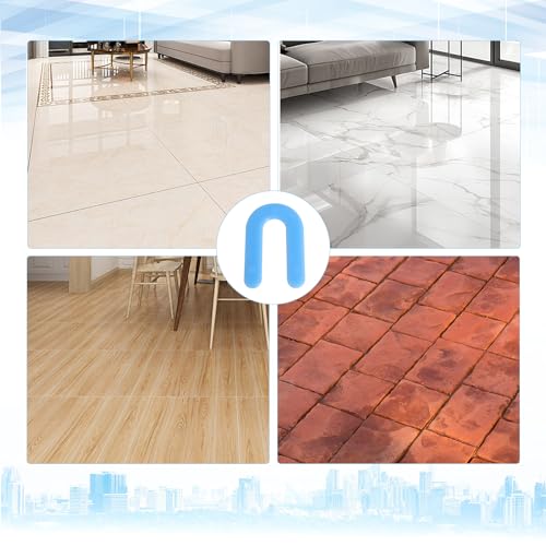 U Shaped Tile Spacers 1/16 Inch, 300Pcs Plastic Shims for Floor - color: Blue, size: 1/16x300pc
