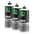 3D One Car Scratch & Swirl Remover Hybrid Rubbing Compound & Polish Buffing Compound for True Paint Correction 32oz Made in USA (Pack of 3) - size: 32 oz. (Pack of 3)